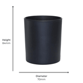 Karen / Lotti / Lucy 20cl Matte Black Container - Craftovator